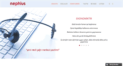 Desktop Screenshot of nephius.com